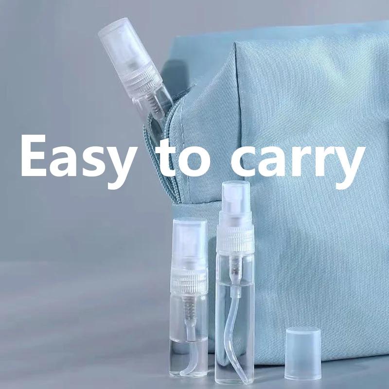 50 шт 2/3/5/10 мл мини-распылитель для многоразового использования в стеклянных флаконах-распылителях для ополаскивателя для полости рта, для чистки, для путешествий, эфирные масла