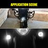 Motorcycle Headlight Auxiliary Working Lamp Angel Eye LED DRL Spotlights 12V Mini U5 Motorcycle Accessories Motorbike Spot Fog Light 2pcs