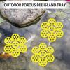 4 шт. Креативный поднос в форме пчелы с пористым дренажным дизайном, практичные мелкие предметы для сада, балкона, на выбор четыре цвета