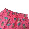 Men's Summer Double-layered Shorts Drawstring Swim Trunks Beach Printed Swim Pants with Pocket