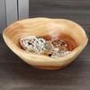 Irregular Shape Fruit Tray Polished Serving Bowl Practical Wooden Salad Bowl  Vegetable