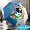Custom Name Coventry Football Club Crest Umbrella Folding Umbrella, Automatic Umbrella - 8-Frame for Travel, Casual Lightweight Personalized Gifts