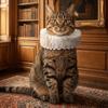 Викторианский костюм Съемный воротник-жабо для питомца Элегантный винтажный ошейник для кошки Шикарный воротник-жабо для собаки Аксессуар для питомца