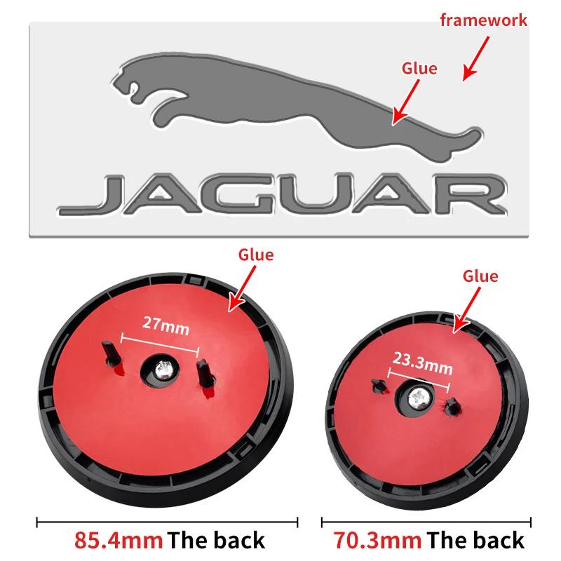 NEW 3D ABS Car Front Center Grille Emblem Badge Sticker Decals Rear letter logo Jaguar XE XF XJ XFR XKR XFL XEL XK XJL XJ6 XJS NN51