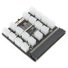 Breakout Board Power Distribution Board Adapter 17 Ports 6Pin Maximum Support 1200W Computer Accessories 12V