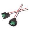 2 Pcs H11 Female Connector Adapter Wiring Harness Socket Car Cable Plug Adapter For Foglight Head Light