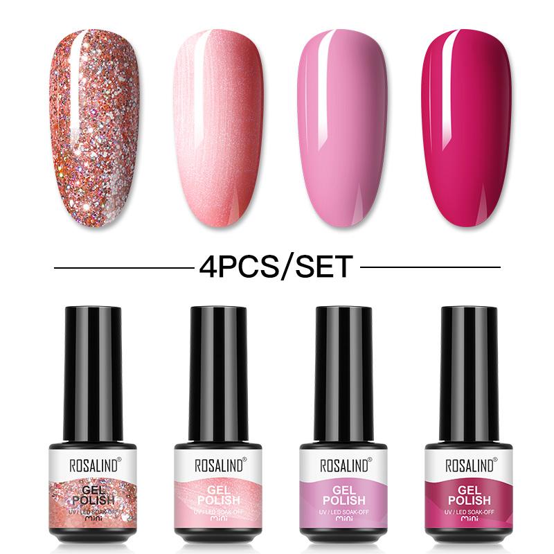 4 шт./10 шт./лот, гель-лак для ногтей, яркий блестящий УФ-гель, набор лаков для ногтей, полуперманентный гибридный лак для ногтей, художественный гель