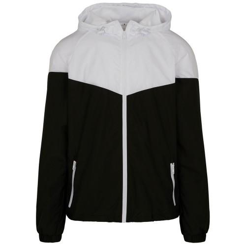 Build Your Brand Mens Tech Two Tone Jacket