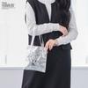 Мини-сумка Rootote Snoopy с вышивкой, IP Baby Metallic, Peanuts-0Q 8446 (02 Серебро)