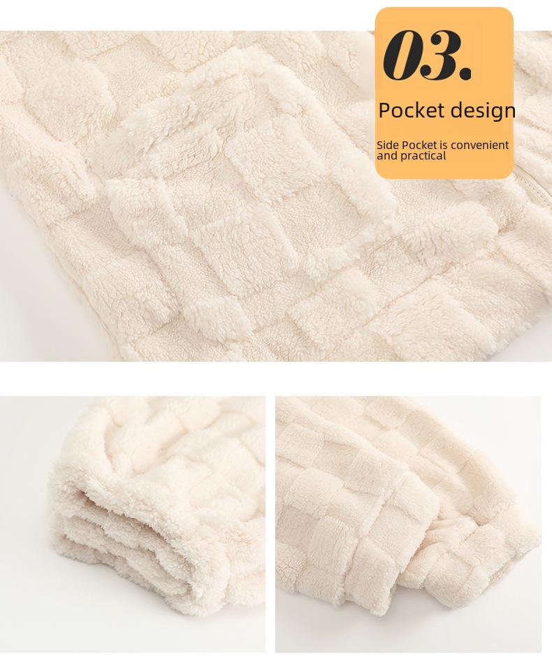 Парный комплект пижамы из кораллового флиса с рисунком - мужская и женская фланель на молнии для осени/зимы