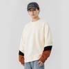 Men's Casual Sports Sweatshirts, Men's Spring and Autumn Long-sleeved Loose, Trendy, Versatile Round Neck Clothes, Large Size Trendy Brand Sweatshirts