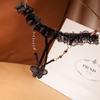 Women Panties Lace Sexy Lingerie G-string Thin Rope Hollow Open File Beaded Rhinestone No Trace Breathable Underwears