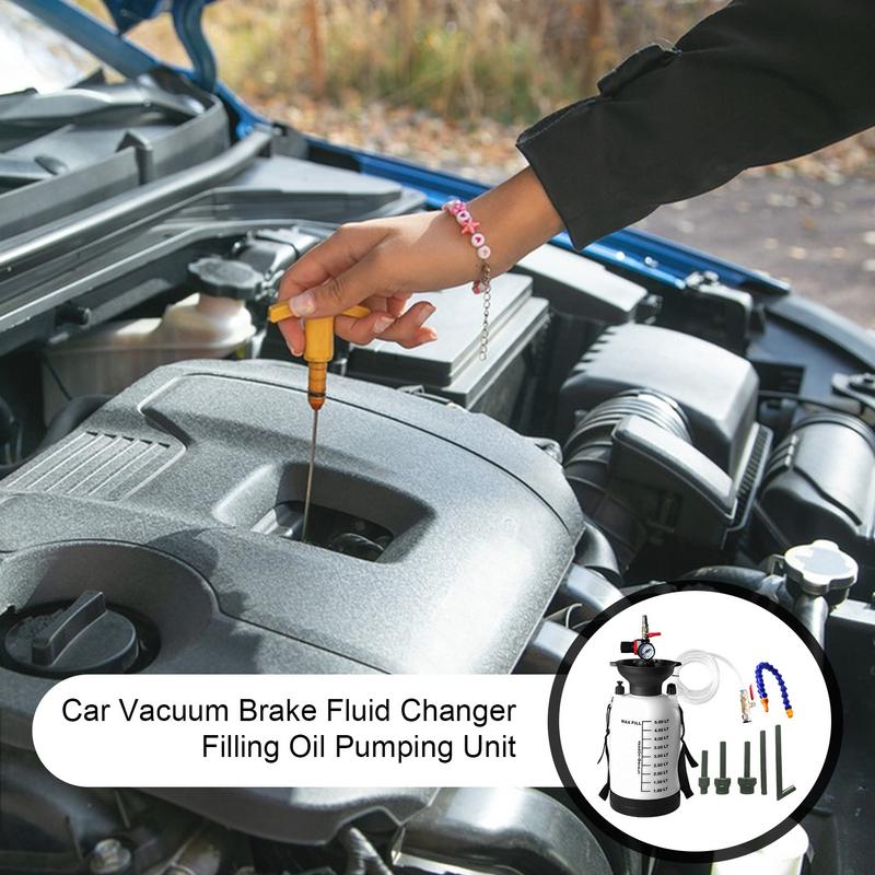 Transmission Fluid Pump 5L Portable Transmission Fluid Pump Kit Oil Pump Extractor With Adapters Gearbox Oil Transfer System For