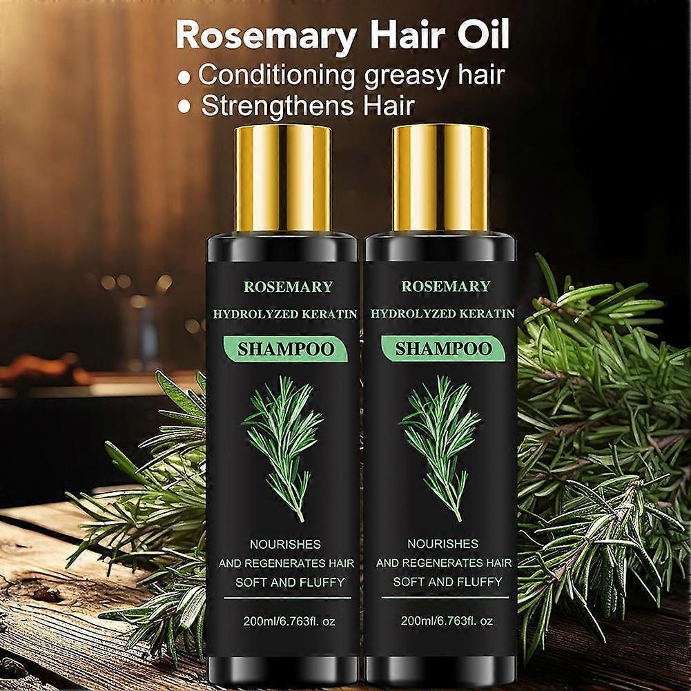 Rosemary Hair Shampoo Oil Control Nourishes For Hair Thickness Volumizing Strengthening-200ml