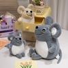 16cm New Mini Soft Plush Simulation Mouse Plushie Doll Stuffed Rat Plush Animal Toy Mascot Peluche Mouse Doll for Children