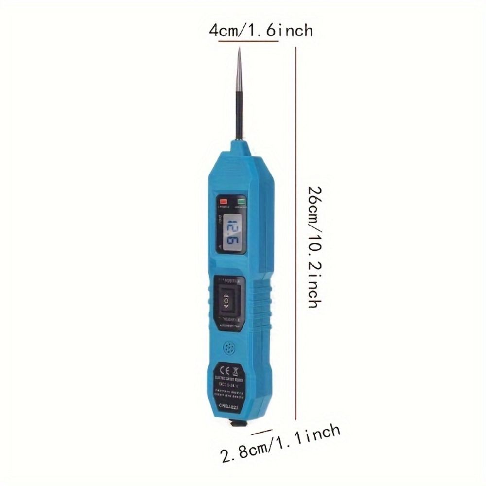 8A Многофункциональный автомобильный тестер цепей Тестирование целостности Комплект зондов для автомобильных силовых цепей Автомобильный