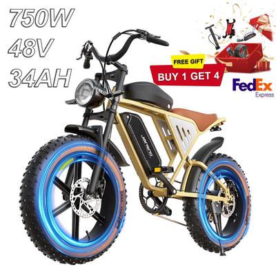 E-Bike x70 750 Вт Двойная литиевая батарея 34 Ач Дальний Запас хода 40 км/ч 20*4 Толстые шины Электрический велосипед Горный электрический велосипед Электромотоцикл