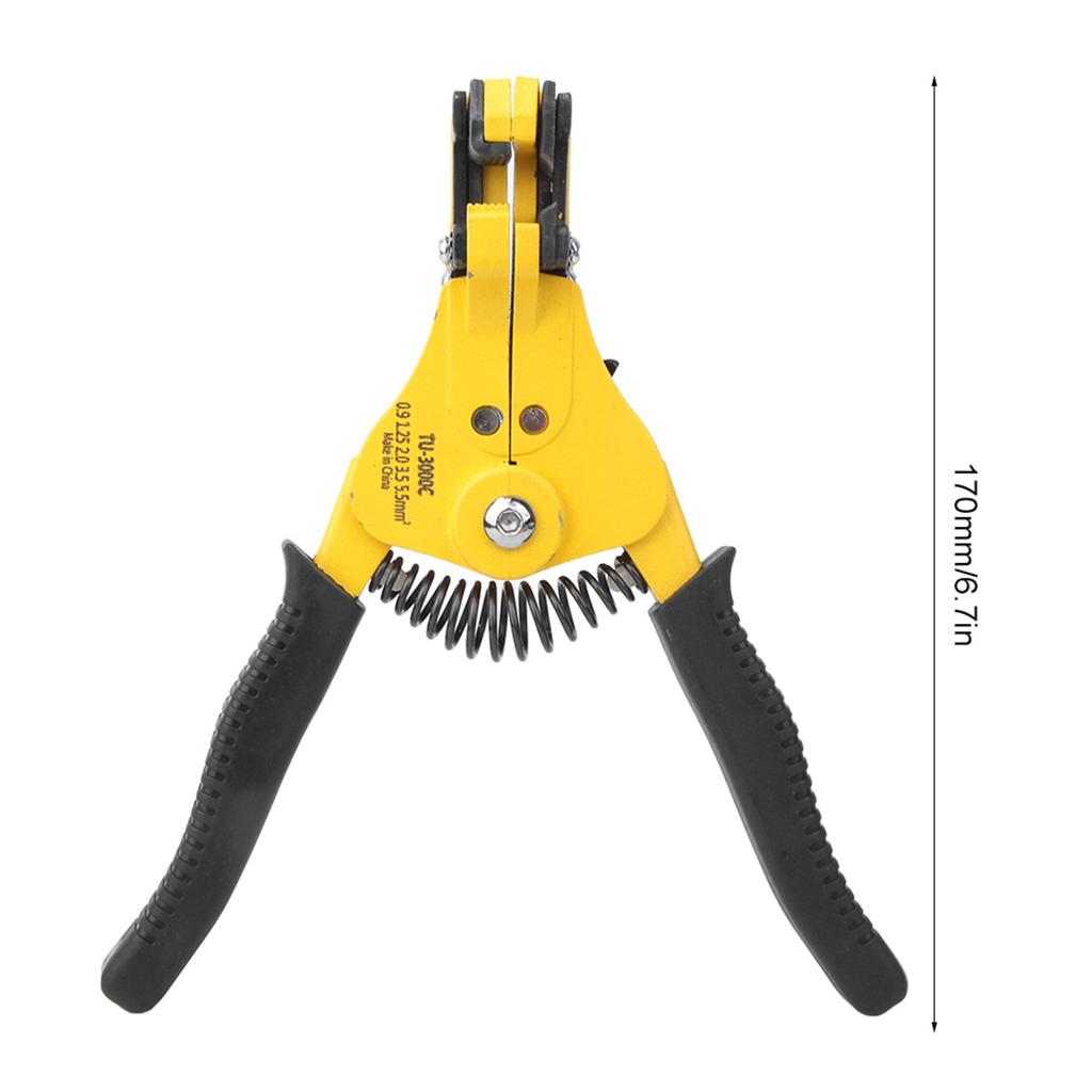 Automatic Wire Stripper Pliers Electricians Cable Stripping Tool 0.9 1.25 2.0 3.5 5.5mm