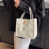 Корейская версия Ins Mini Tote Bag для женщин, новая модная студенческая универсальная сумка на одно плечо для ланч-бокса