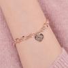 CRANNE Volume Heart Chain Bracelet C24BB073