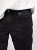 Nudie Jeans Skinny Lin Tight Stretch Made in Size Jeans, Black, Men's, Italy, Black, 32, 992.
