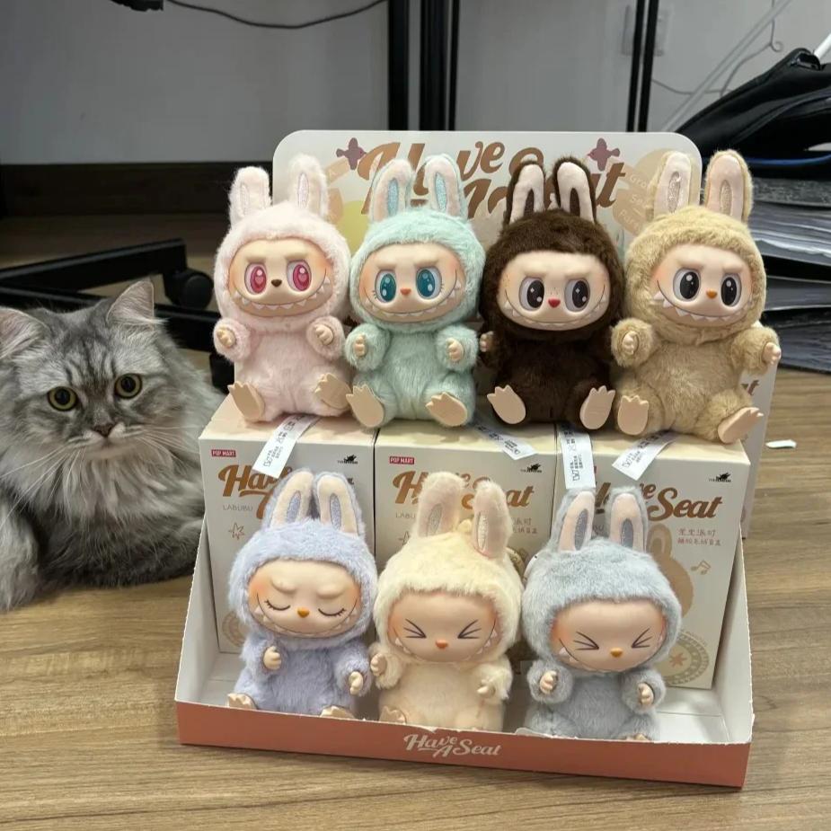 Игрушки labubu v2 monster box,макарун II,виниловые куклы модели-сюрпризы,брелоки, подарки настольные украшения,рождественские подарки для инга Украшение