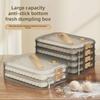 Large Capacity Food-Grade Freezer Storage Box for Dumplings and Wontons