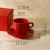 Модные современные керамические кофейные чашки для завтрака дома, молочные кружки для повседневного офисного послеобеденного чая, изысканная кофейная чашка