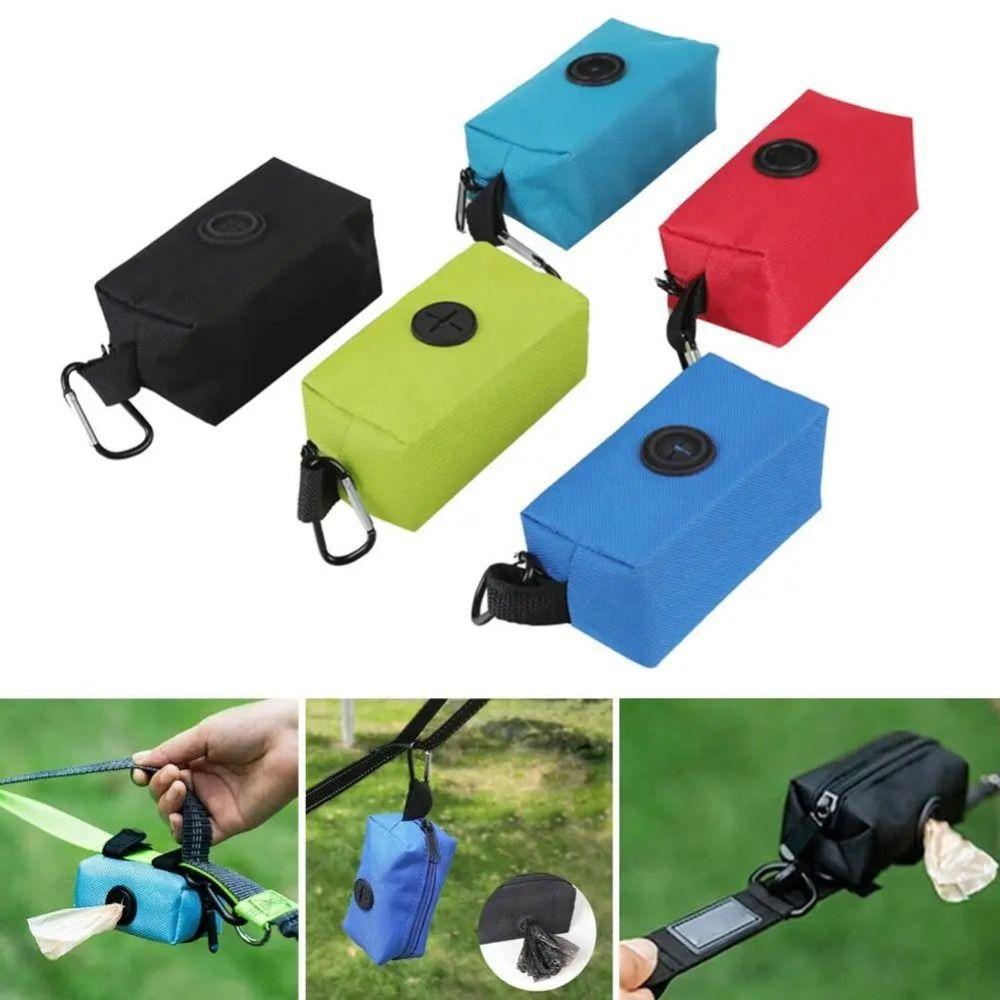 Leash Attachment Dog Poop Bag Adjustable Pet Cleaning Tools for Puppy Outdoor Stroll