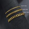 Gifts 3/5/7mm Fashion Men's Classic Cuban Wide Chain Men's Bracelet