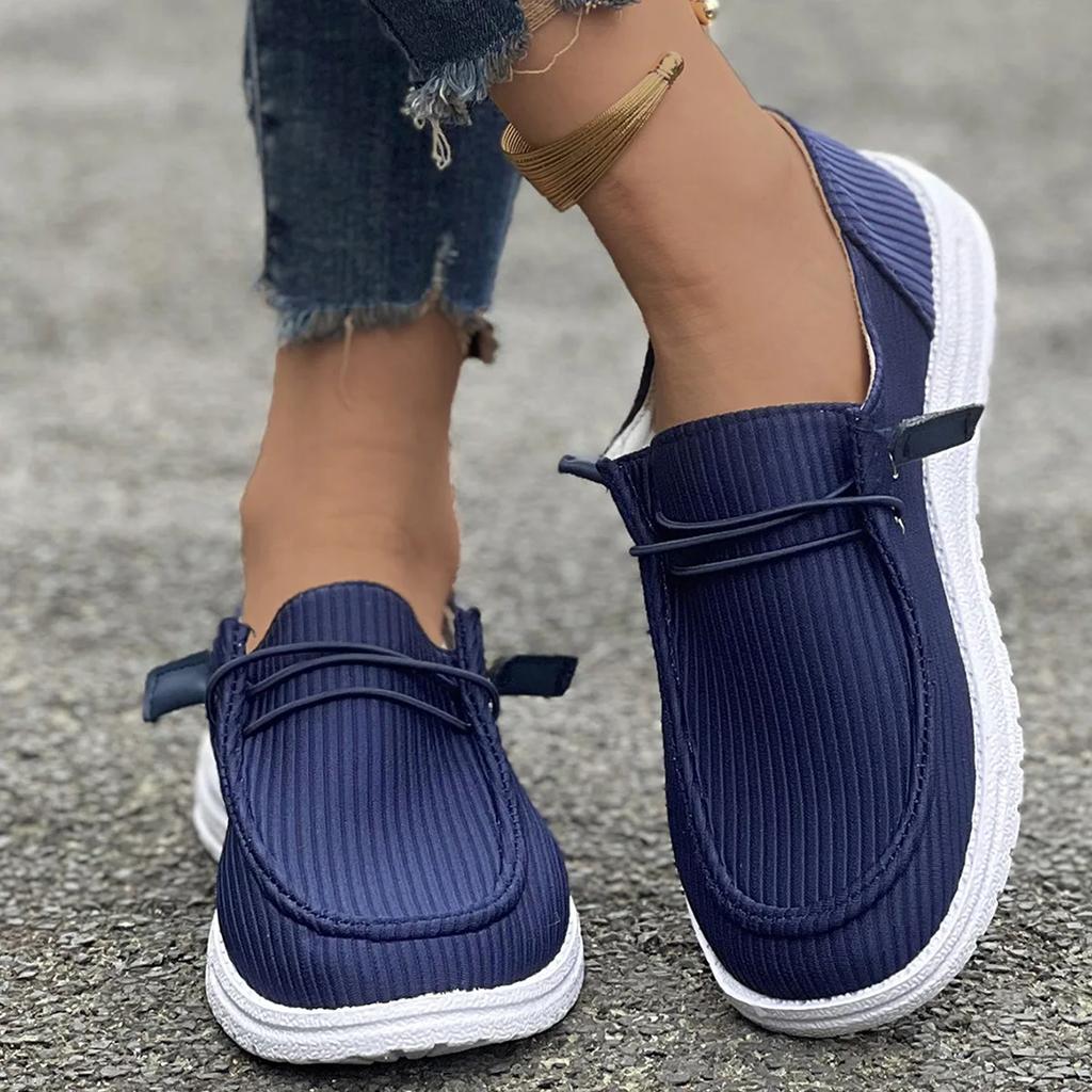 Fashion Women's 2025 Spring and Autumn New European and American Flat Bottom Foot Cover Low-top Lefu Women's Single Shoes