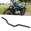Стальной руль мотоцикла, руль 25 мм, подходит для Sportster XL 883 1200 (черный)