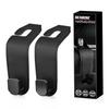 SEARISE Headrest Hooks, Car Hooks, Luggage Hanger, 2 Pieces, Seat Hooks, Cargo Hanger, Car Supplies, Convenient Item (Black)