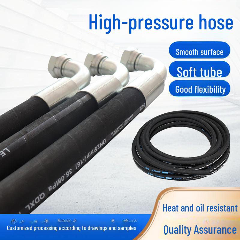 High-Temperature & High-Pressure Steel Wire Braided Steam Rubber Hose