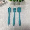 3Pcs Creativity Silicone Spatula Scraper Brush Spoon Kitchen Baking Tools Set  Gadget Accessories