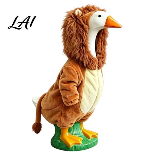 Handmade Style Goose Outfit Animal Clothing for 23 Inch Porch Goose Decorative Outfit Creative Clothes Yard Costume And Garden Seasonal Lawn