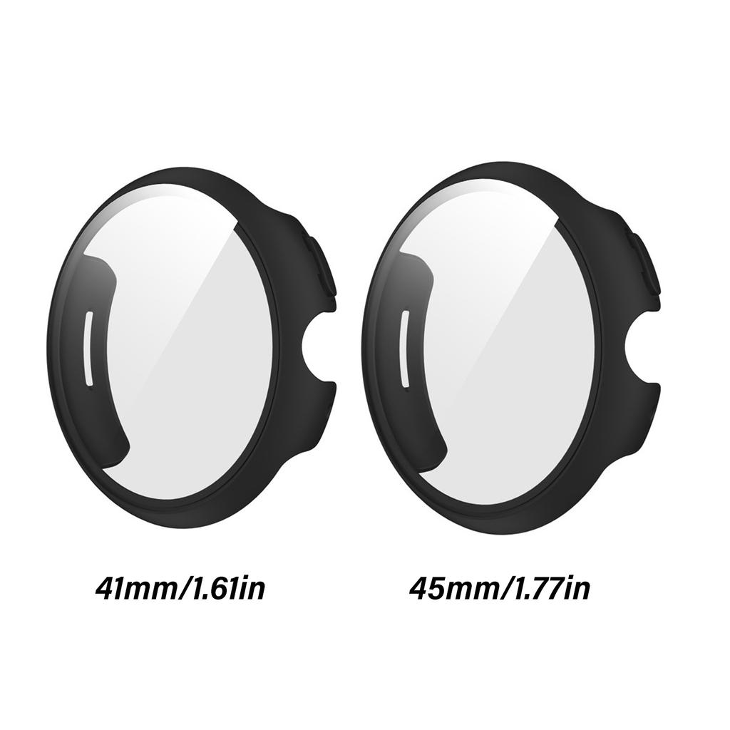 Защитный чехол с защитой экрана от царапин для Pixel Watch 3 41 мм/45 мм, пылезащитный корпус, защитная пленка для экрана смарт-часов