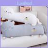 Cat Plush Cartoon Toy Stuffed Doll Sleeping Bed Headrest Decoration Kids Gift