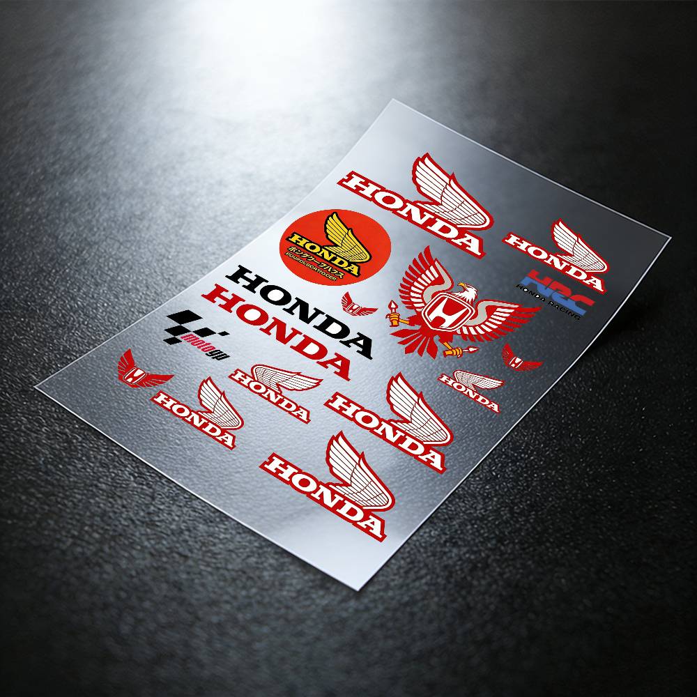 Светоотражающие наклейки для мотоцикла Honda, 3M, Предупреждение о безопасности ночью, в темноте, Шлемы для скутера, PH2