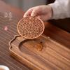 Прямоугольный поднос для чая из грецкого ореха