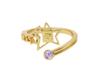 RyuuCos Bizarre Adventure Stone Ocean Jotaro Kujo Platinum Star Gold Christmas JoJo's Ring, Accessory, Disguise, Costume, Gift, Cosplay, Event,