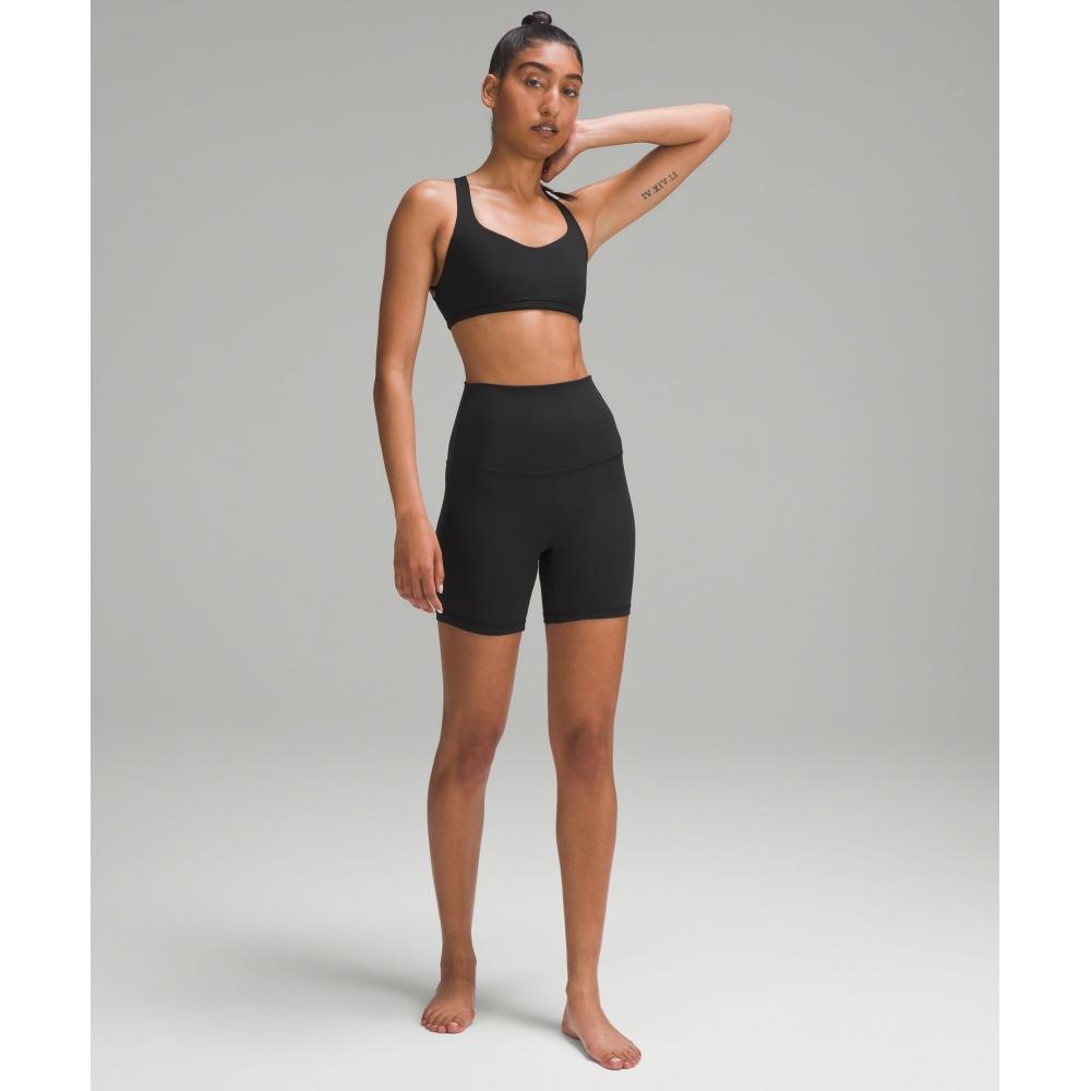 Lululemon Free To Be BrA Wild Light Поддержка AB Cup Черный