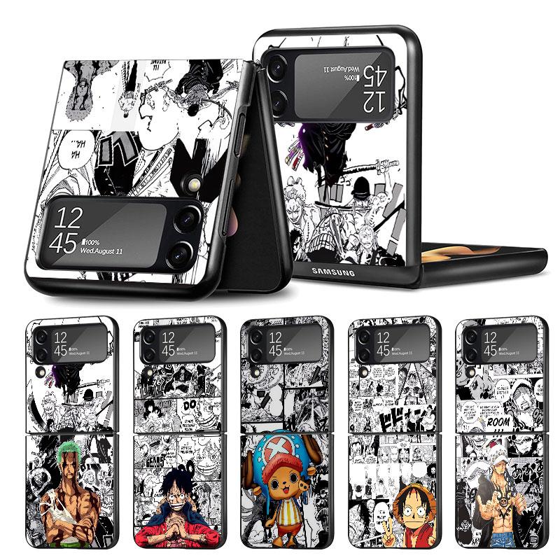 Задняя крышка-чехол для Samsung Galaxy Z FLIP 6 Z Flip Z Flip 5 Z Flip 3 Аниме One Pieces