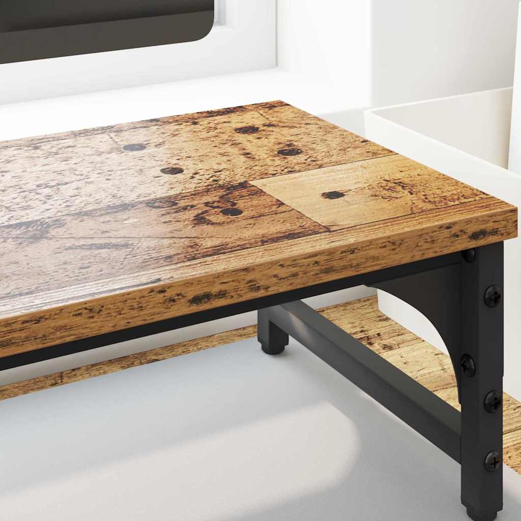 Monitor Stand Reclaimed Wood Look 55 x 23 x 14 cm Engineered Wood