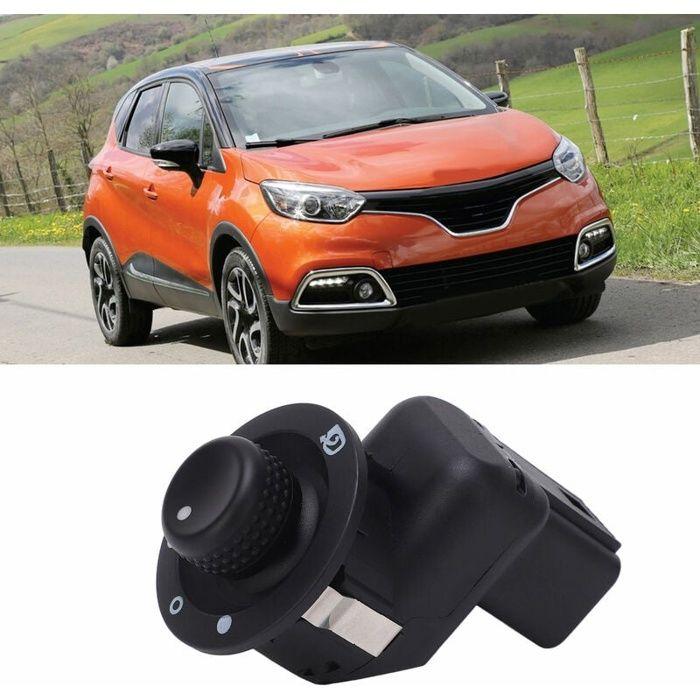 Bouton Retroviseur pour Clio 3 4 Scenic Captur Modus Interrupteur Commande Reglage Extérieur Miroir Rétractable Pliable