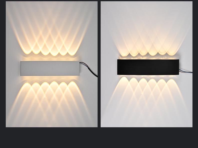 Waterproof LED Outdoor Wall Lamp, Single Head Up/Down Spotlight for Courtyard, Bedroom, Corridor, Hallway