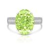 925 Sterling Silver Stylish Simple Ice Flower Cut Zircon Pigeon Egg Ring Birthday Party Anniversary Gift