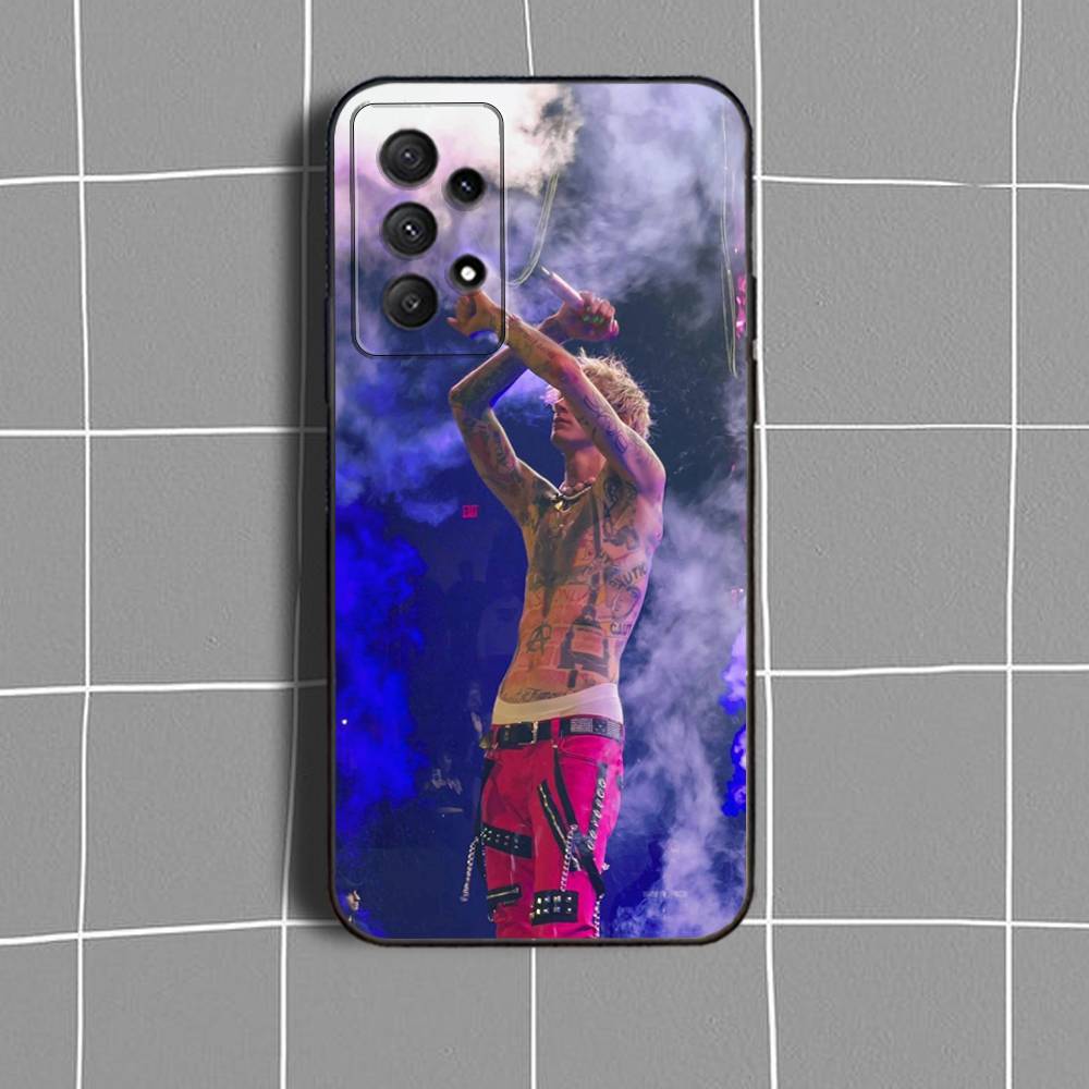 MGK L-LOST A-AMERICANA Phone Case For Samsung Galaxy A73,31,32,72,41,53,52,71,22,5G,Note,J7,8,9 Soft Black Cover