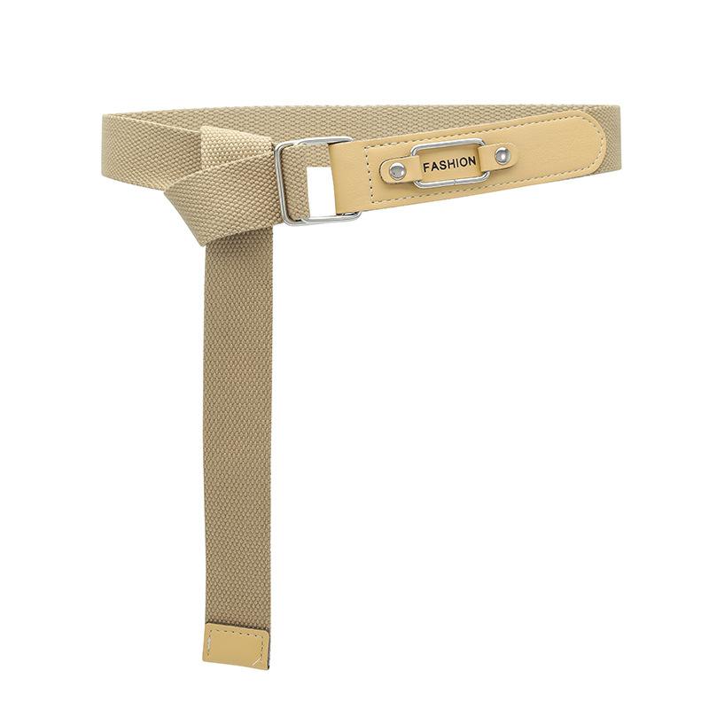 Женский тканевый ремень Женские ремни Нейлоновый холщовый ремень для просверленных повседневных дизайнерских ремней для женских брюк Ремень Джинсовый пояс BF82
