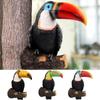 Realistic Toucan Bird Figurine Bird Model Bird Figurine Cute Toucan Tree Hugger Statue Living Room